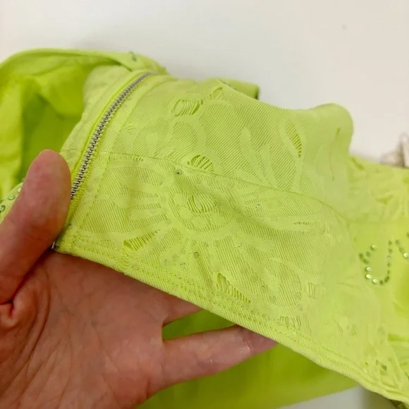 For Love and Lemons Anna Maxi Dress in Green Size M - Picture 6 of 16